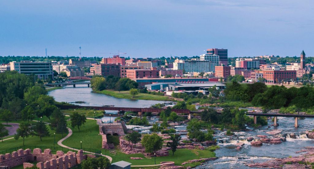 View of Sioux Falls, SD